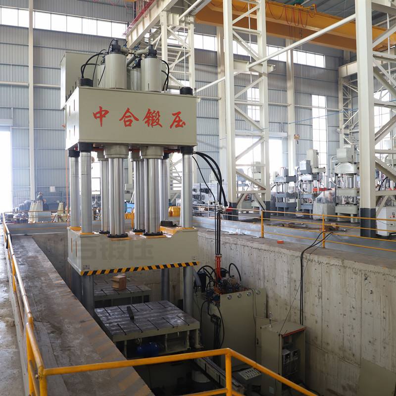 复合材料模压成型设备_1500吨液压机_双移动工作台